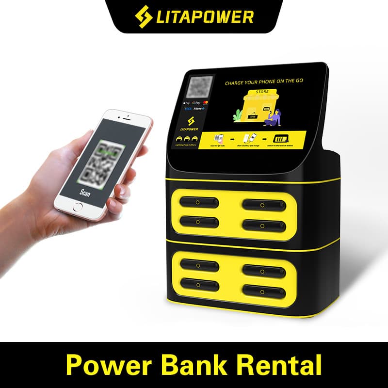 WiFi 4G Shared Power Bank Rental Station Charging Sharing
