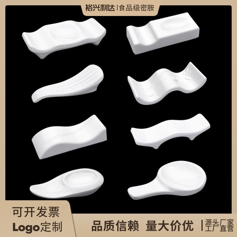 A5 Melamine Chopstick Rest White Hotel Restaurant Table Chopstick Holder Spoon Rest Chopstick Pillow