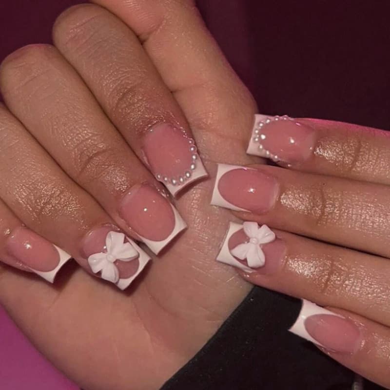 Chinese Rhinestone French European American Wearable Nails, High-End Press-On Nails