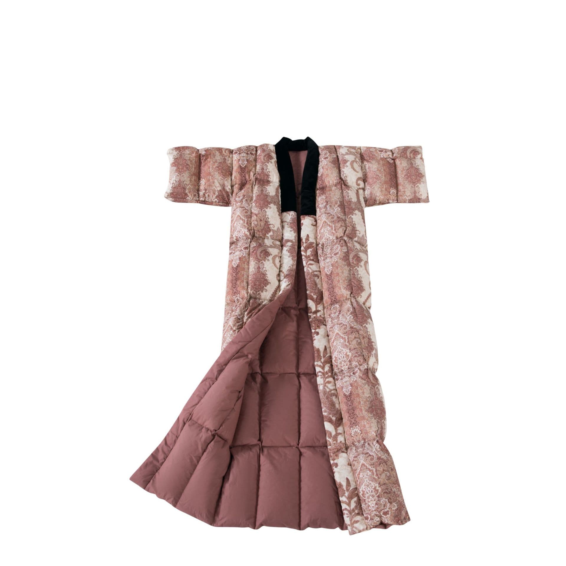Processing Custom Export Custom Printed Pajamas, Printed Nightgown, 90% White Duck Down Filled Super Warm Down Nightgown