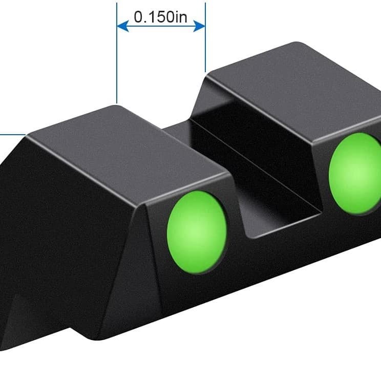New Tactical Glock Night Sight Set Front and Rear Dots for Outdoor Aiming Water Bead Toy Sights