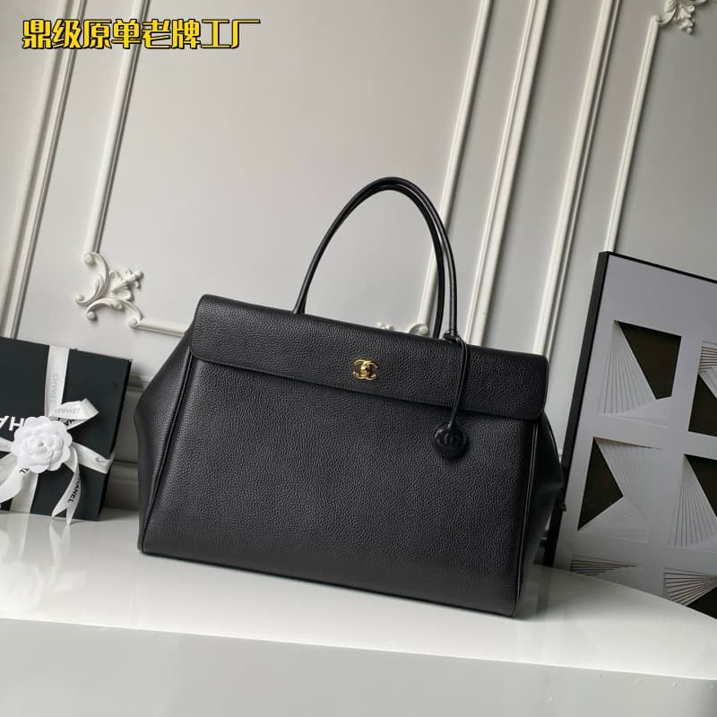 [Guangzhou Cross-border Premium Edition] New Jennie Chanel-style 26S Baguette Bag Bowling Bag Lychee Grain Handbag