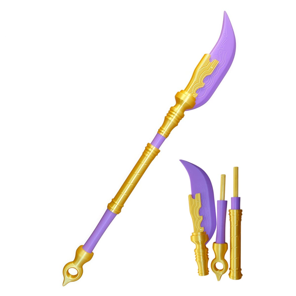 Demon Hunter Weapons - Purple Prop Weapon from Demon Girl Group: Mira's Gokdo KPop Big Sword