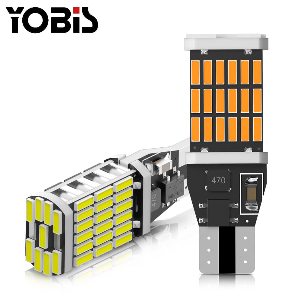 Ubiisi Car LED Decoding Reversing Light T15-4014-45SMD Turn Signal Brake Light High Brightness Tail Light