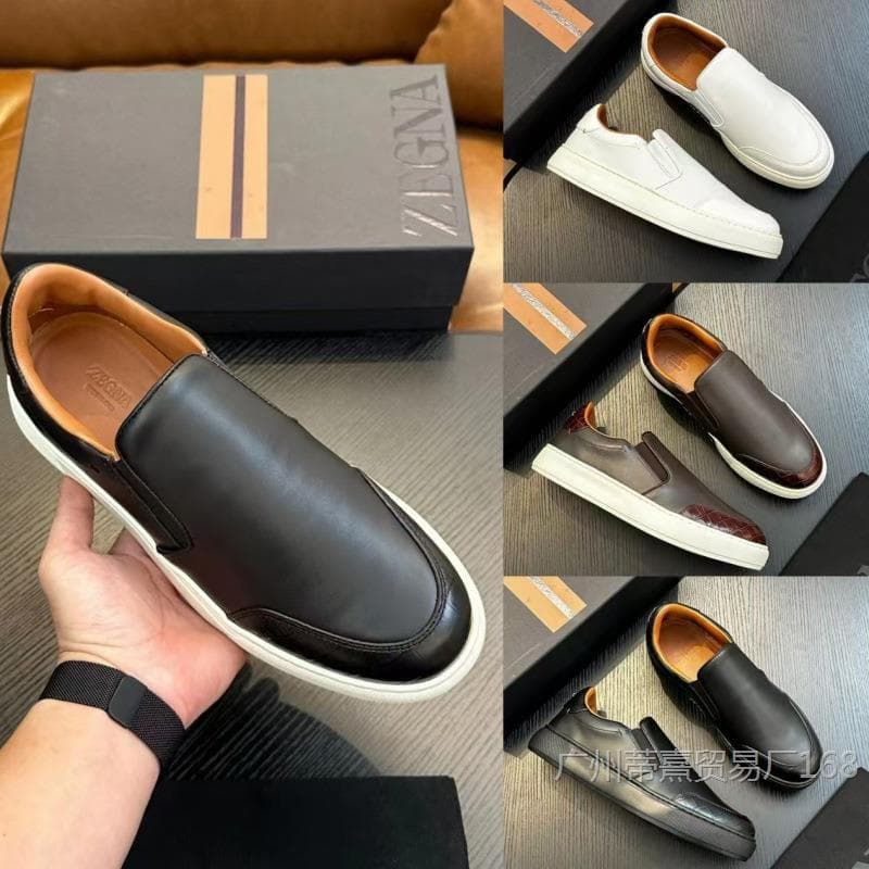 New Cross-Border British Style Genuine Leather Men's Loafers Casual Leather Oxfords