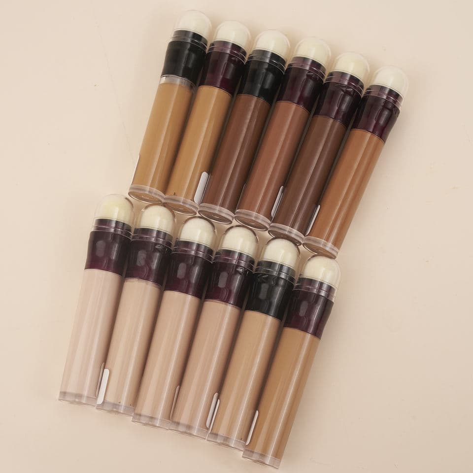 Cross-border no-logo small batch printable natural lightweight hydrating concealer matte concealer liquid concealer