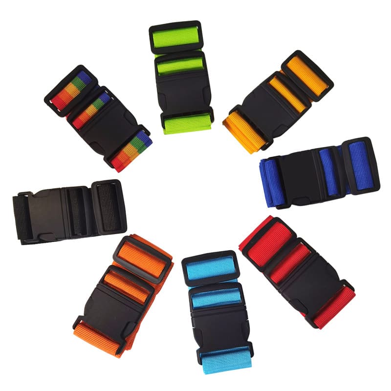 Cross-border Suitcase Flat Plug Buckle Straps, Travel Case Anti-Burst Belts, Luggage Fastening Hanging Straps Compatible with Cross Straps