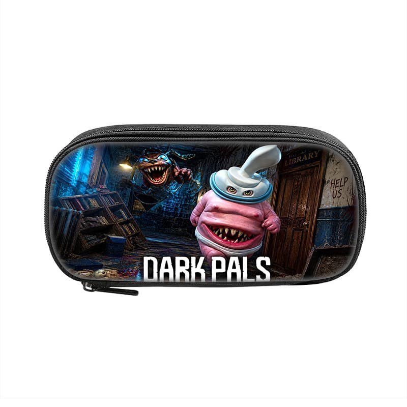 Cross-border New Dark Pals Printed Small Pen Dark Friends Primary and Secondary School Student Pencil Case JIT
