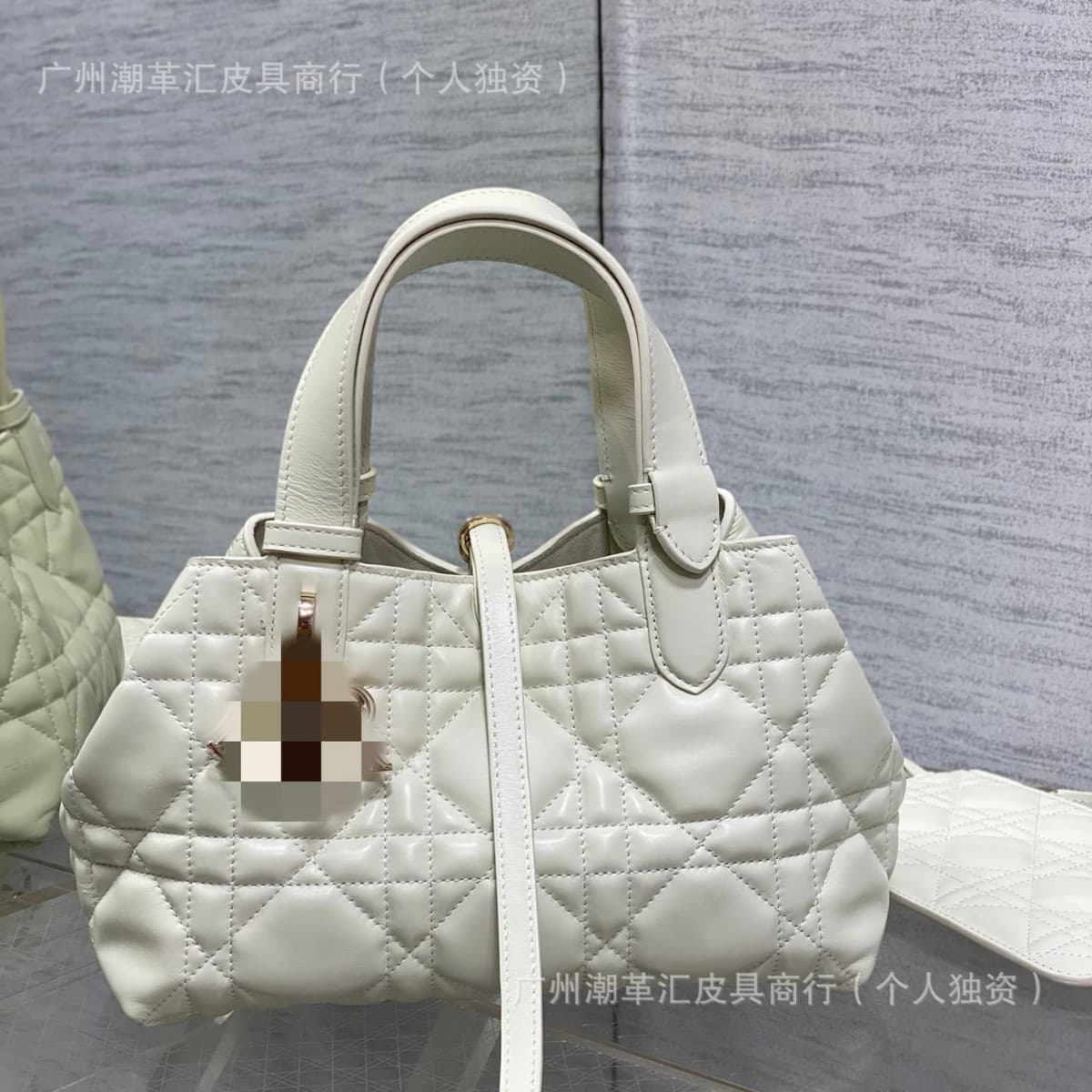 D-Family Toujours Horizontal Native Pattern Quilted Lady Dior Bag Handheld Shoulder Tote Large Capacity Mom Bag