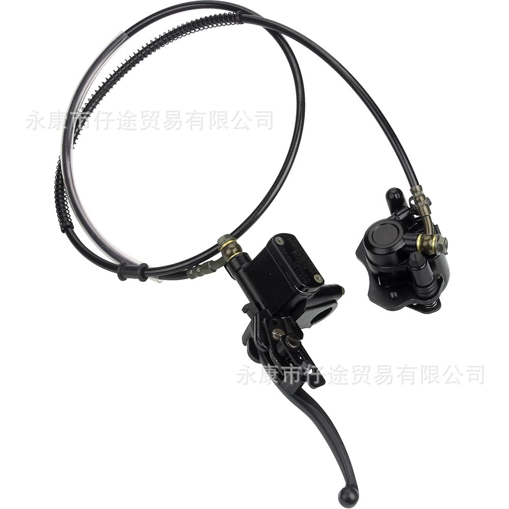 ATV Quad Bike Beach Buggy Parts 50-125CC Rear Brake Master Cylinder, Caliper, Hose, Disc Brake Assembly