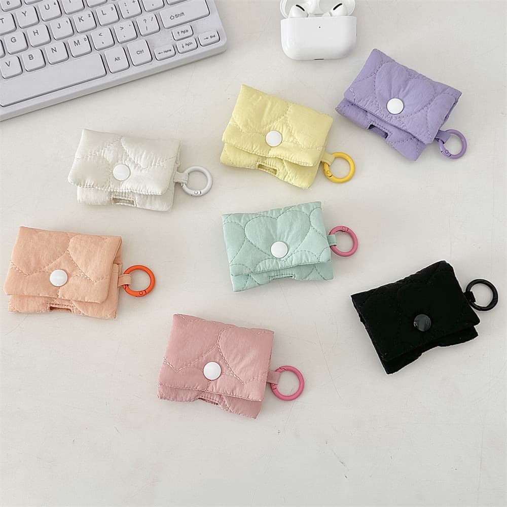 41261 ins new model suitable for Apple AirPods Bluetooth headphone bag cute headphone storage protective soft shell