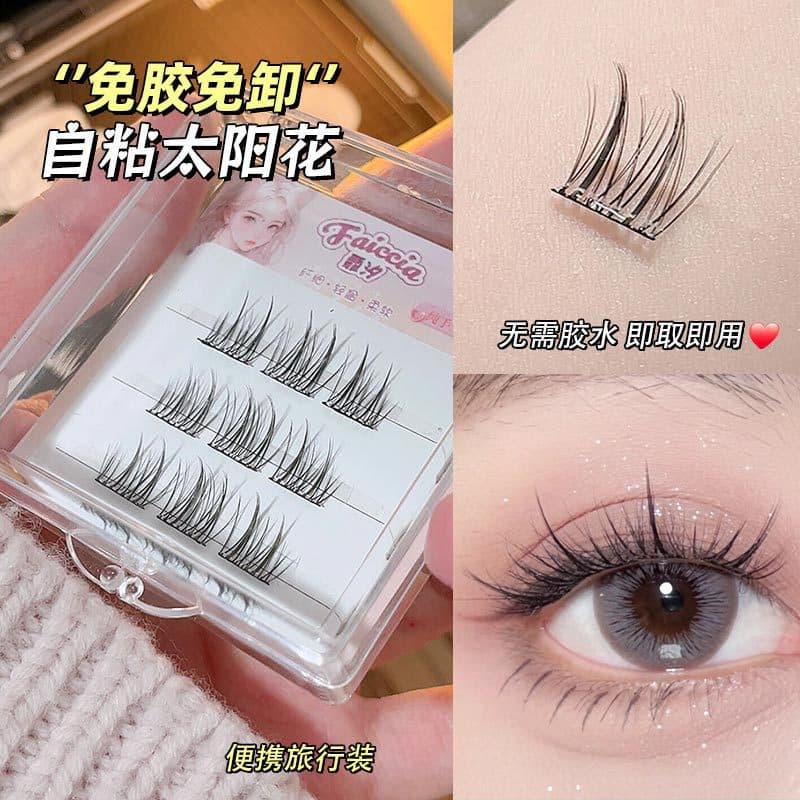 Feixi Ma Shengfei extremely thin-stemmed sunflower natural simulated hair flu fake makeup-free glue-free sunflower series