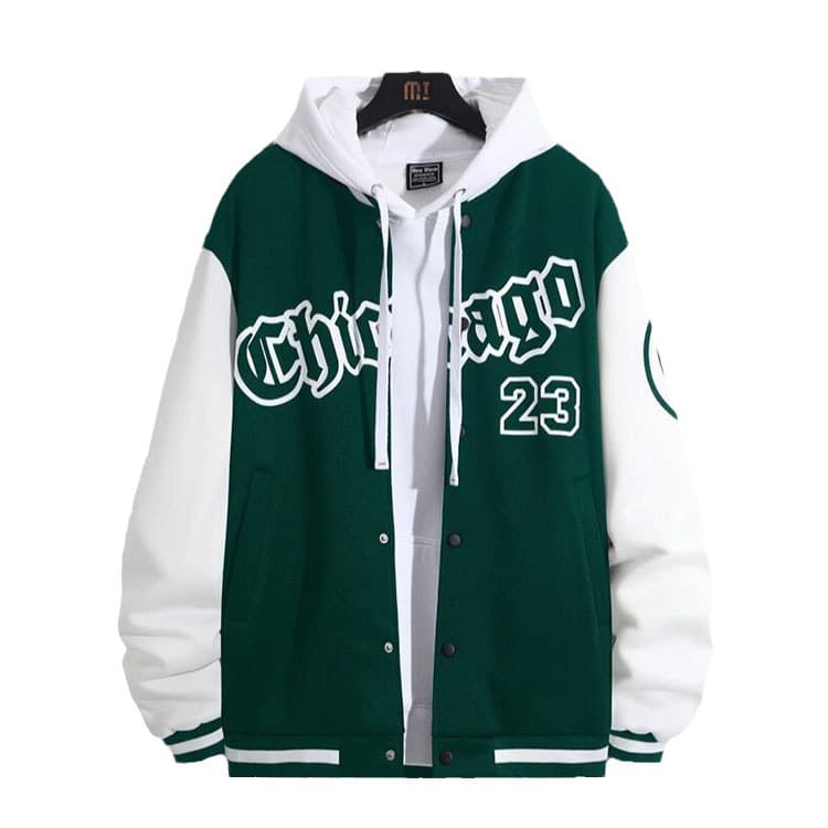 Spring/Autumn Streetwear American High Street Cool Youth Men's Baseball Jacket Casual Loose Fit Coat