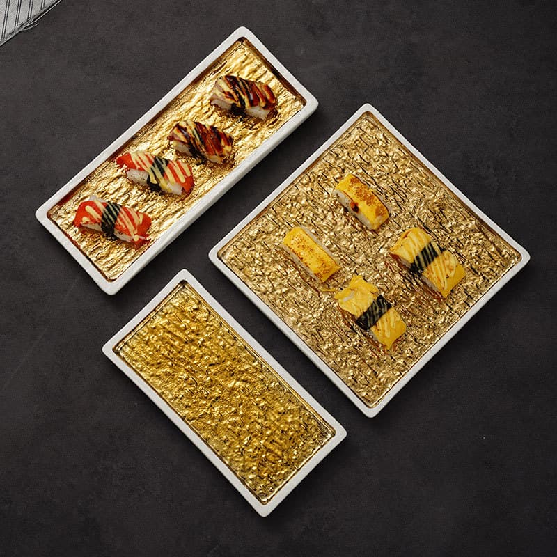 Japanese Cuisine Sushi Plate Sashimi Plate Creative Grilled Skewer Plate Hotel Premium Salad Plate Steak Plate Tableware