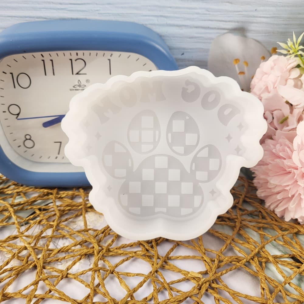 Z0103 Dog Mom Aroma Mold, Crystal Resin Silicone Mold DIY Decoration Silicone Mold