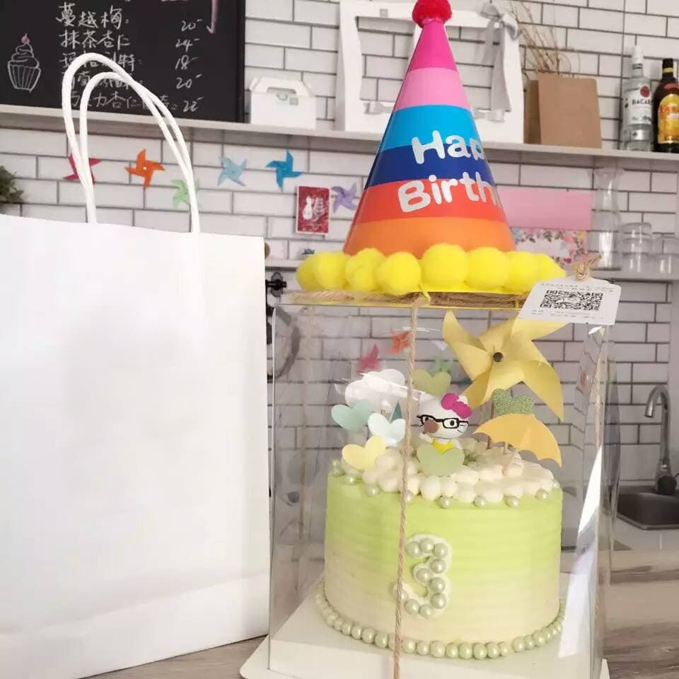 4 inches 6 inches 8 inches 10 inches 12 inches cake box double layer heightening Barbie doll birthday gift box with optimal hot stamping technology