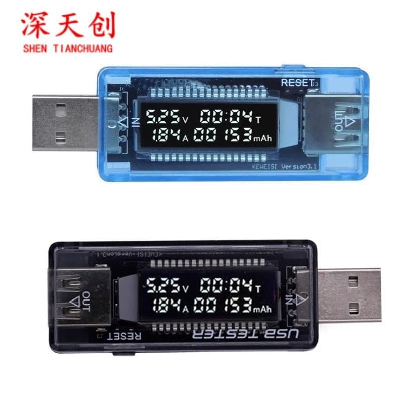 USB Voltage Current Meter Power Capacity Power Bank Tester Battery Capacity Tester