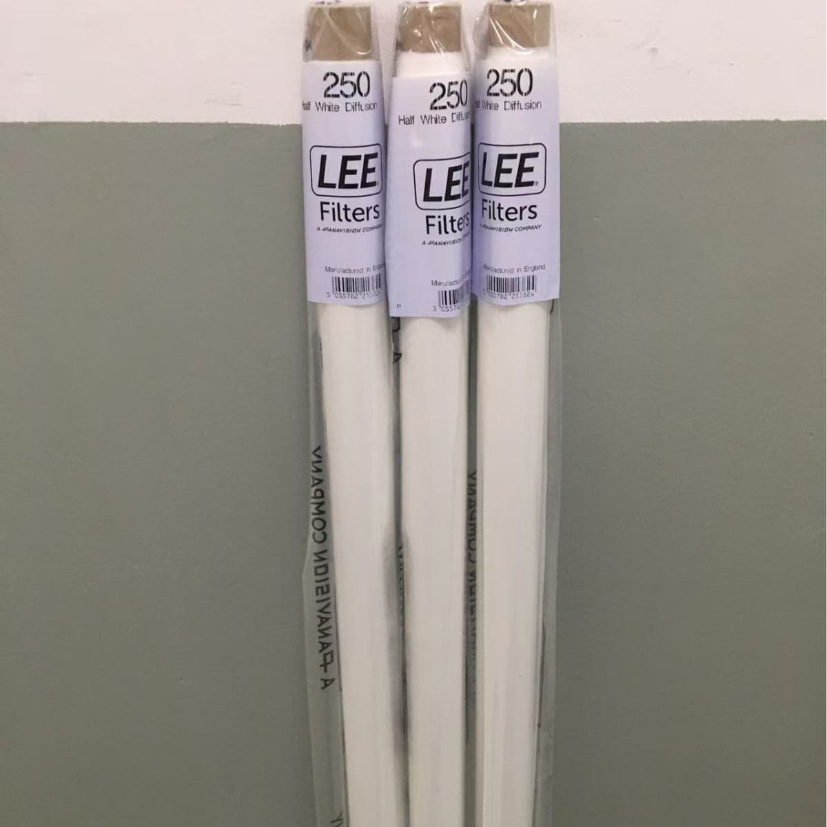 LEE Filters 216.252, LEE216 Color Gel, LEE250 Diffusion, LEE251 Diffusion