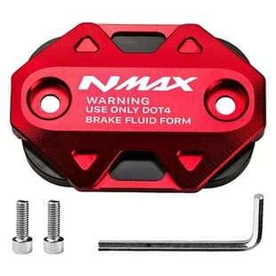 For NMAX155 Motorcycle Modification CNC Aluminum Alloy Disc Brake Upper Pump Cover Brake Fluid Pump Cover Scooter