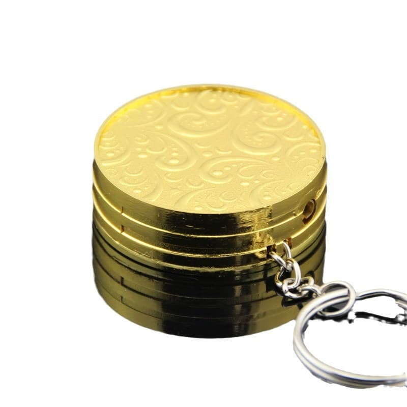 Shunxin 807 Gold Coin Pendant Creative Flame Lighter Metal Refillable Lighter Wholesale Mini Flame