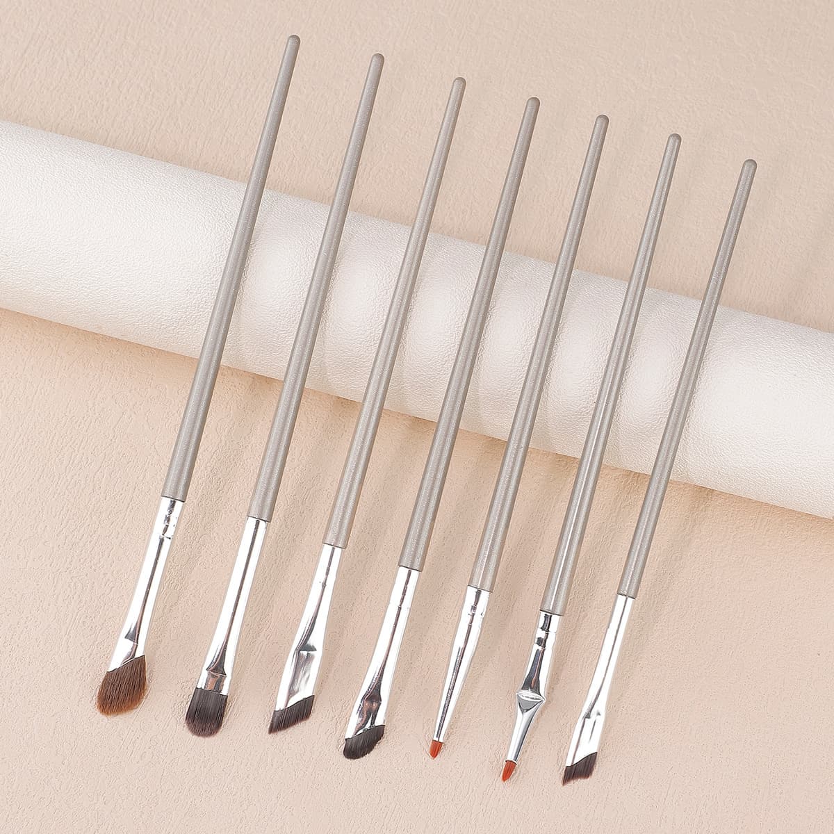 Factory Direct 7-Piece Makeup Brush Set Eyeshadow Brush Eye Detail Brush Fine Concealer Brush Eyeliner Brush Nose Shadow Brush