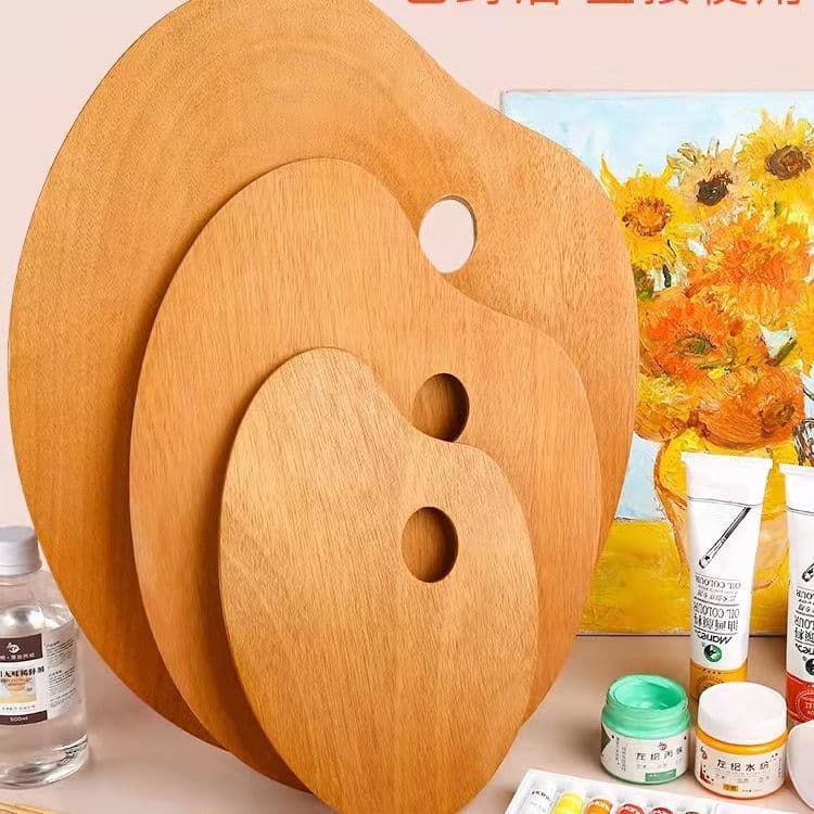Oil Painting Palette, Square Palette, Oil Painting Palette, Acrylic Palette, Wooden Palette Wholesale