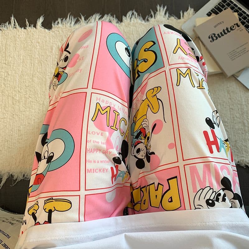 Wholesale New Women's Sleep Pants Summer Thin Long Pants Air Conditioning Room Pants Loose Cartoon Lounge Pants Home Pants Autumn Outdoor