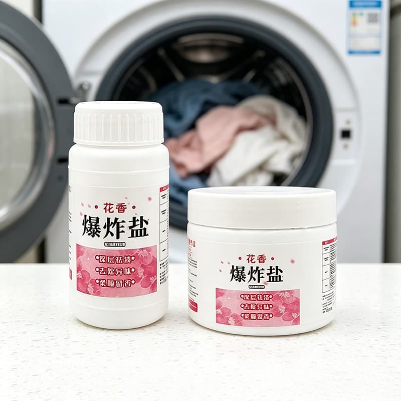 Floral Scent Oxygen Bleach Stain Remover Whitening Brightener Color-Safe Laundry Detergent Powder for Clothes