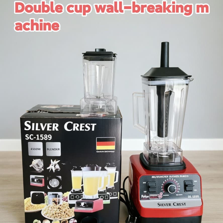 Blender Cross-Border Wall Breaker Dual-Cup Household Food Processor Multi-Functional Blender Ice Crusher Soy Milk Maker