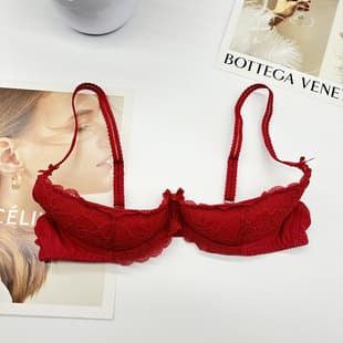 European and American sexy lingerie lace bustier for women, small bust push-up bra with underwire, wholesale