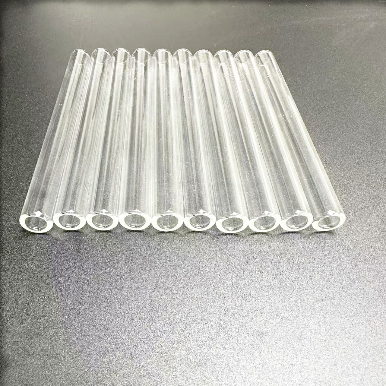 Cross-border high borosilicate glass pipettes/straws, laboratory-grade, 12mm diameter, 11cm length. (Length can be adjusted...)