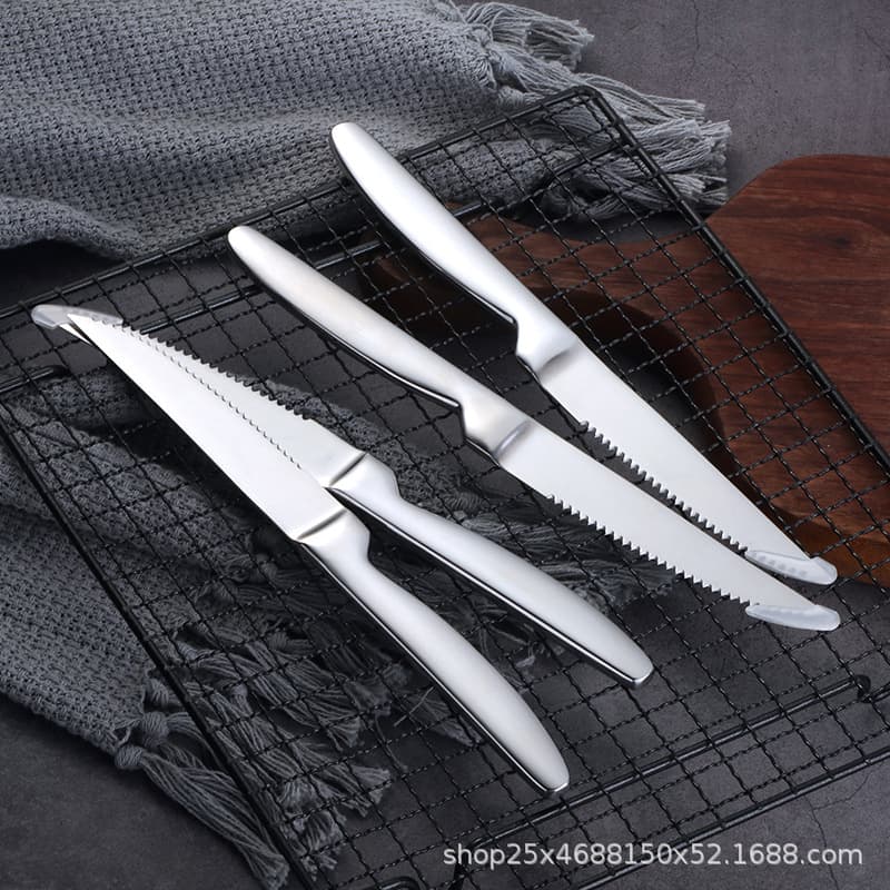 Household Steak Knife Set for Cutting Fruits and Steak, Western Cutlery