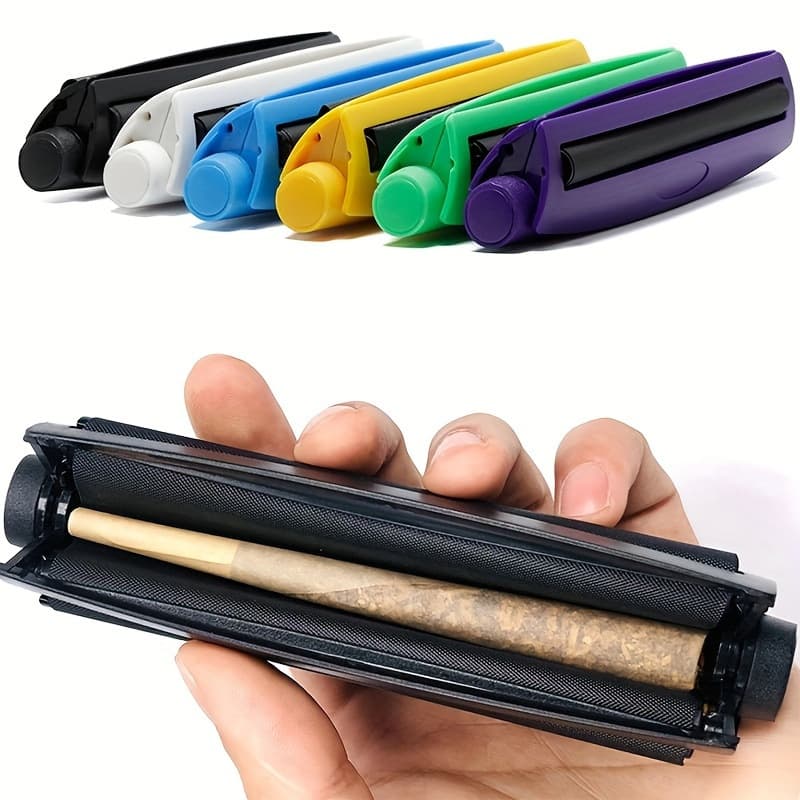 Cross-border Hot Selling Cone Cigarette Roller 110MM T-Type Rolling Paper Roller Manual Cigarette Roller Machine