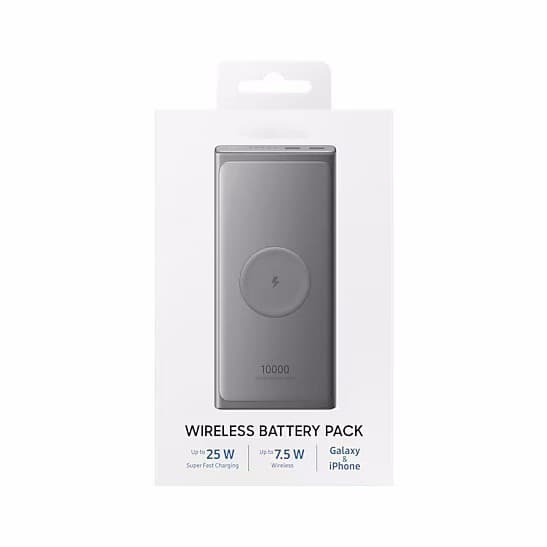 Suitable for Samsung wireless power bank 10000 mAh 25W small large capacity mini power bank aluminum alloy
