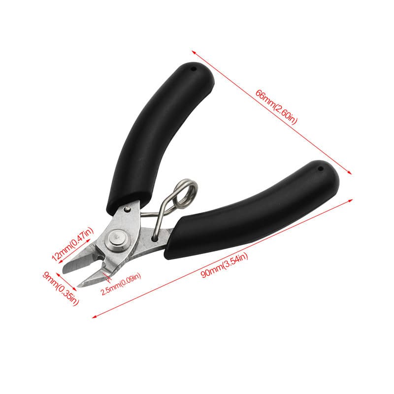 Toothless needle-nose pliers, diagonal pliers, small jewelry pliers, stainless steel palm pliers, DIY model pliers