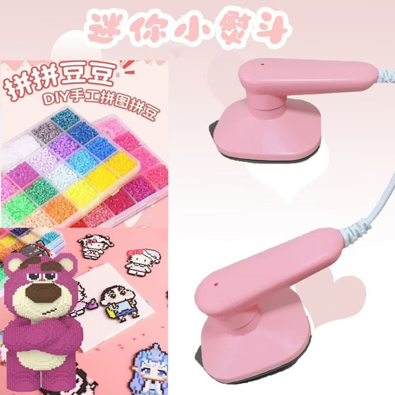 Mini Iron for Ironing Beads, Mini Commercial Iron, Small Wired Iron for Clothes, Electric Iron