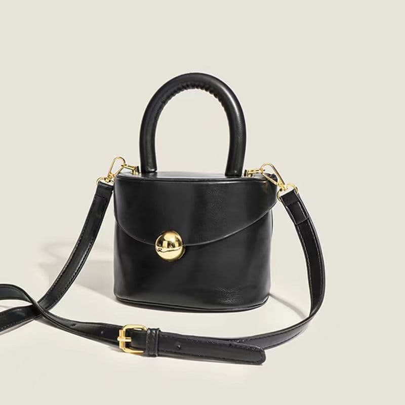 Handheld box bag women 2024 spring/summer new premium texture niche trendy fashion bucket crossbody bag