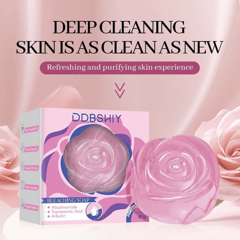 Cross-border exclusive supply of popular Rose Soap rose soap handmade soap long-lasting fragrance cloud soap bath soap