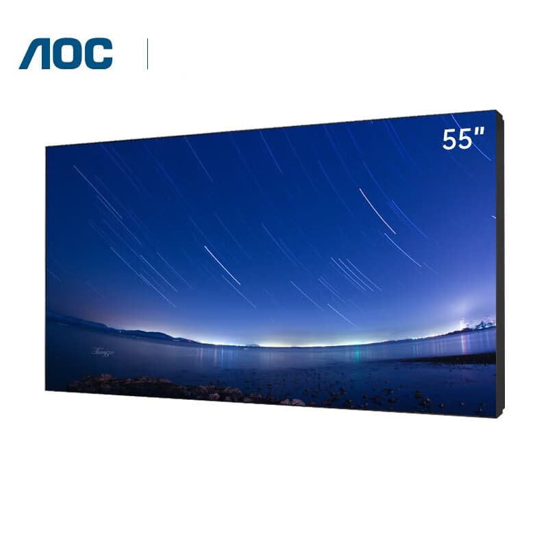 AOC 55D8R-V 55-inch Supports 4K Display Solution Wide Viewing Angle Bilateral Seam 0.88mm LCD Splicing