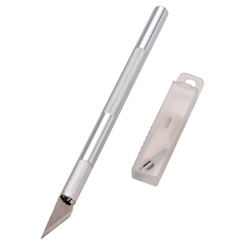 Hand carving knife, woodworking pen knife, phone screen protector carving knife, model making tool, aluminum rod neutral utility knife wholesale