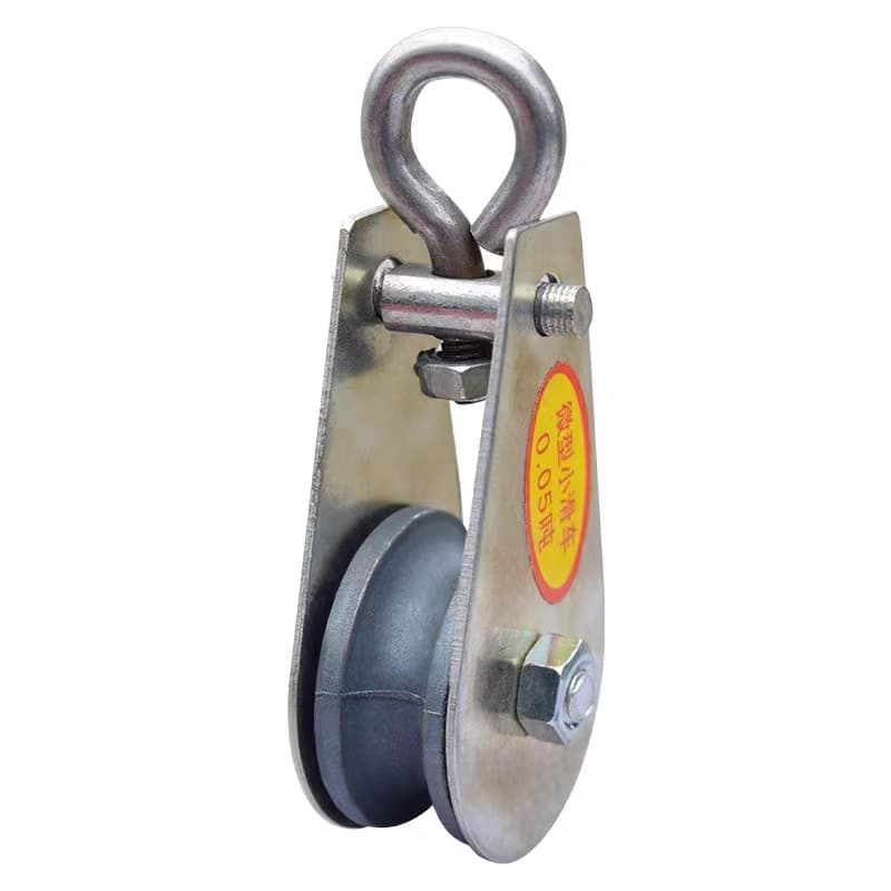 Supply of Crane Traveling Cable Pulleys, Cable Hanging Line Bearing Wheels, Miniature Wire Rope Pulleys with Wheels