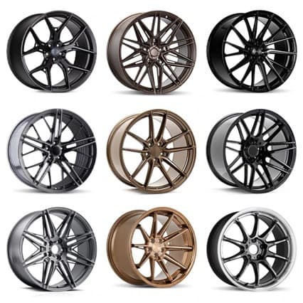 Forged wheel modification compatible with Tesla Model 3/Y, Cadillac CT5/6, XTS, ATS, 19/20 inch