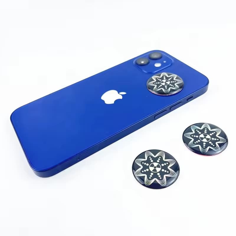 Cross-border EMF Ripple Silicone Energy Phone Anti-Radiation Sticker, Phone Sticker, Negative Ion Electromagnetic