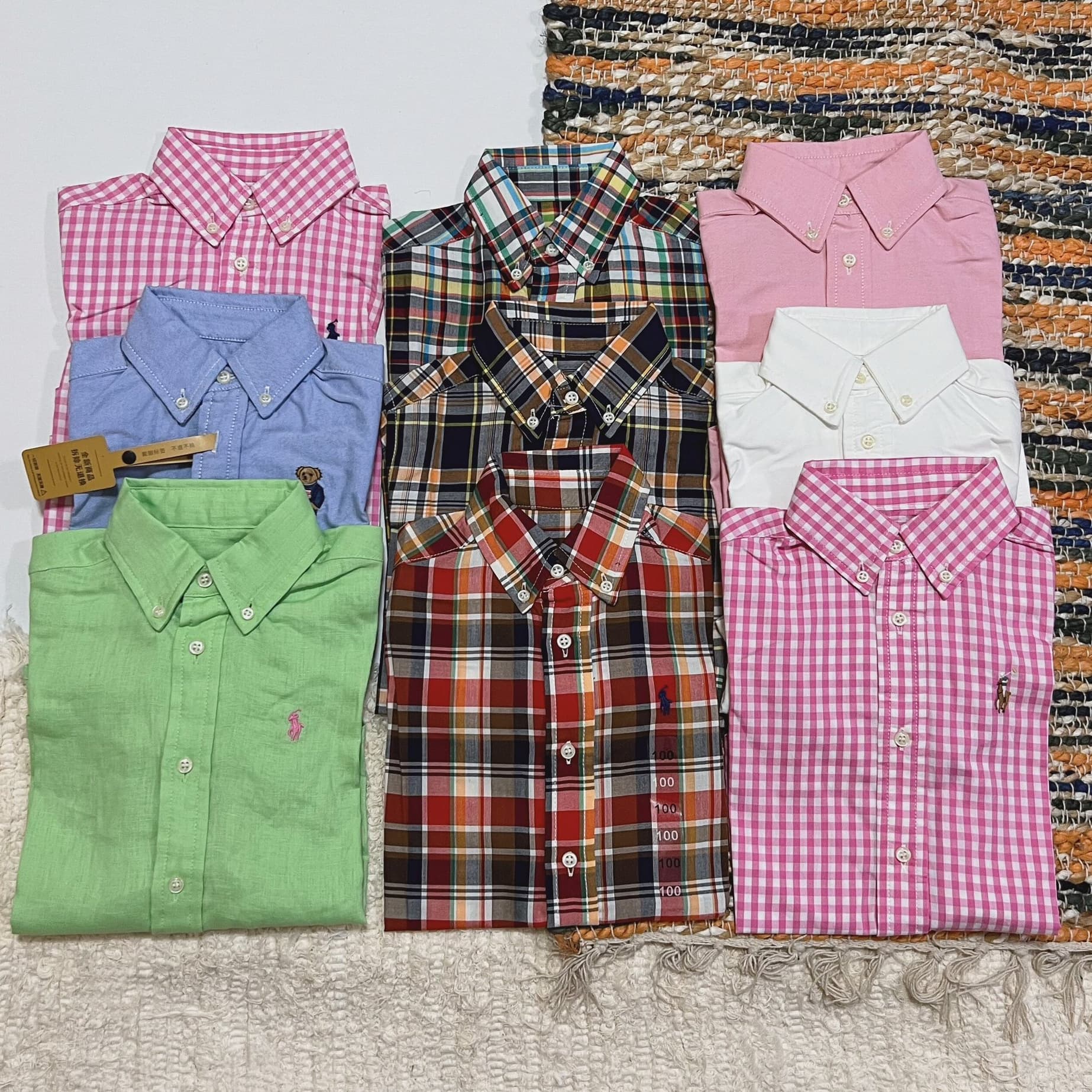 Little Horse Multi-Color Parent-Child Shirts, Long-Sleeved Shirt Jackets