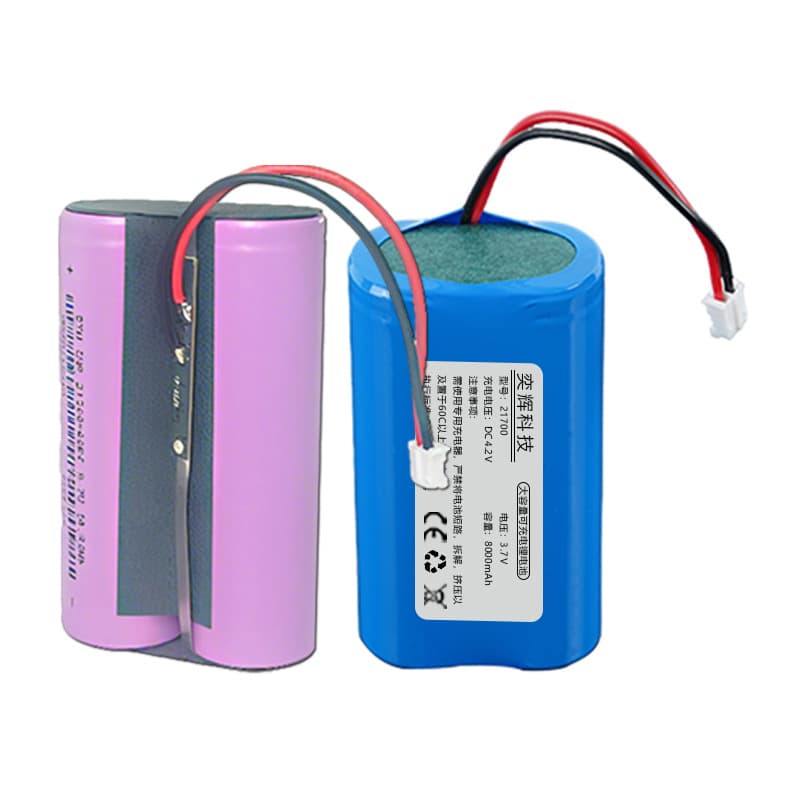 New 21700 with protection board lead-out lithium battery pack 3.7V solar street light lighting fixture high-capacity lithium battery