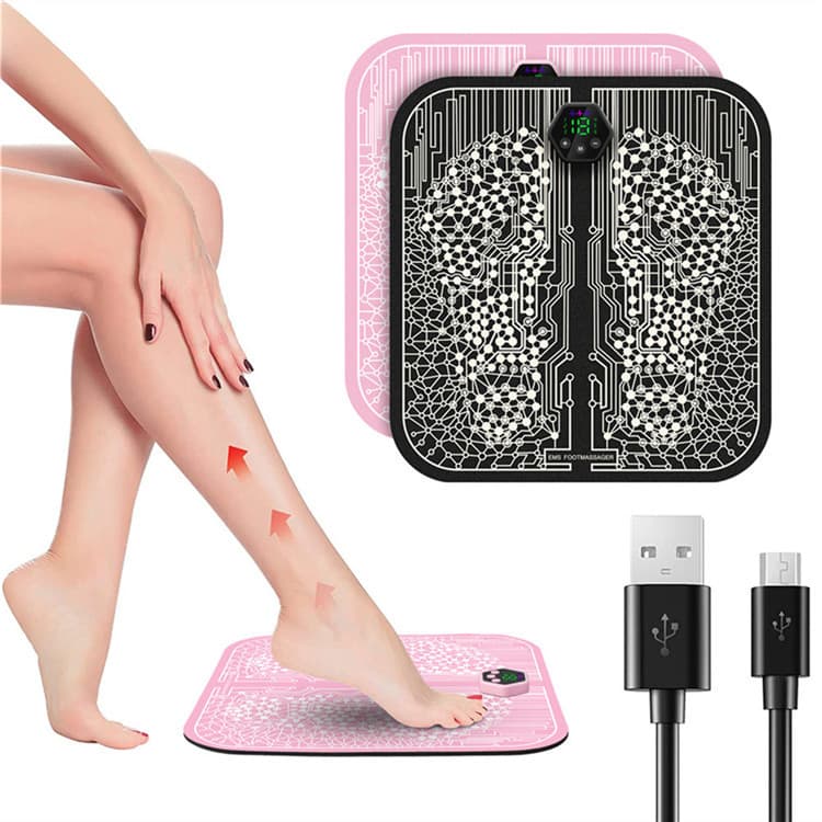 Intelligent foot massage mat, foot massage pulse foot massager, EMS leg massager, foot massage pad