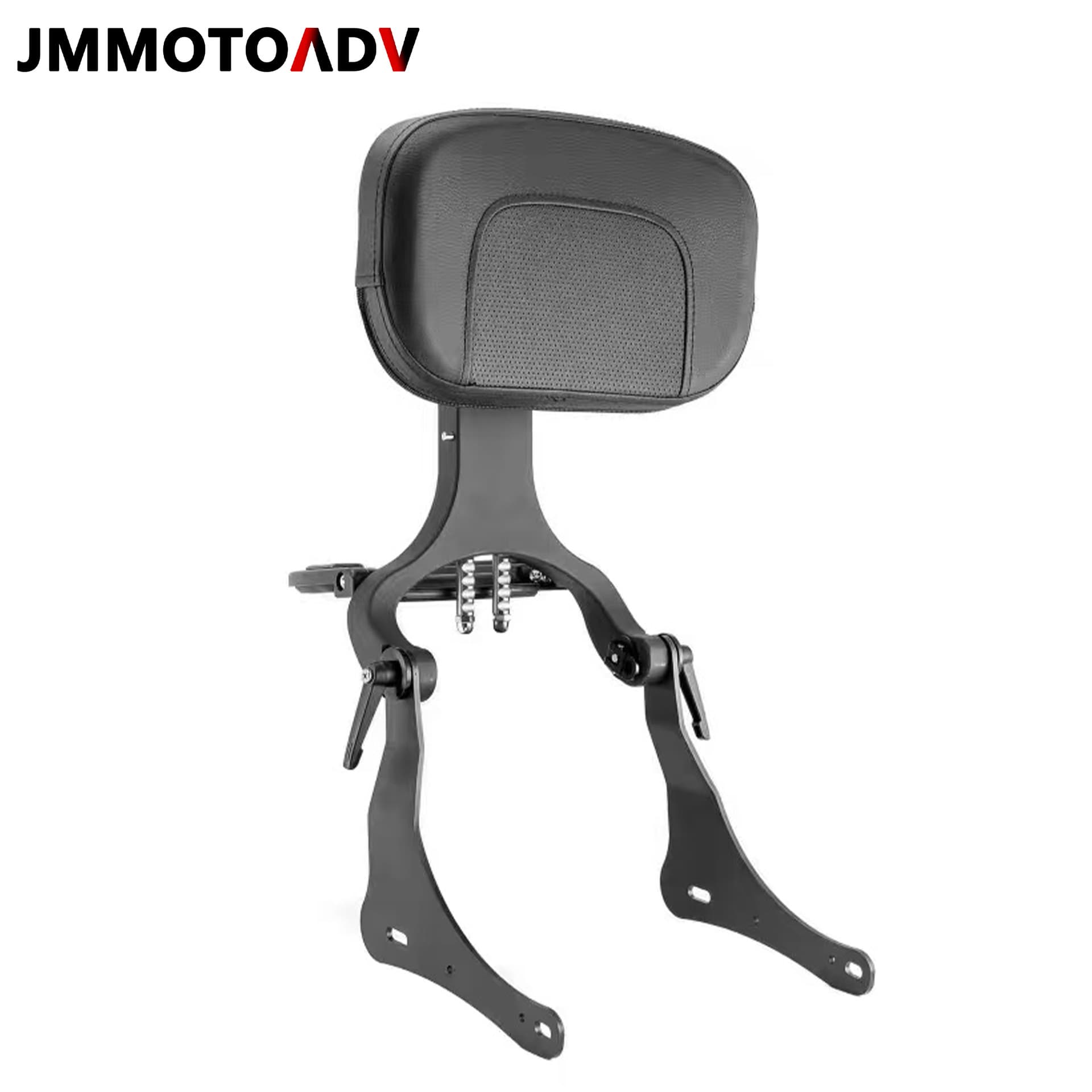 Compatible with Kawasaki Vulcan S 650, folding backrest with adjustable and foldable design