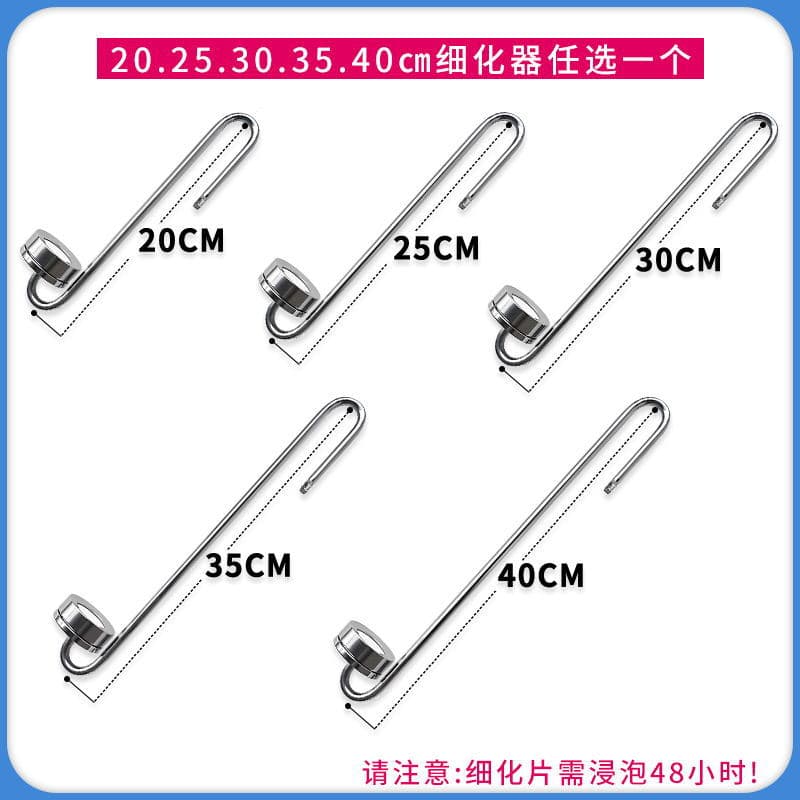 Stainless Steel CO2 Diffuser for Aquarium Plant Tank Carbon Dioxide Fine Tuner Diffuser Spreader