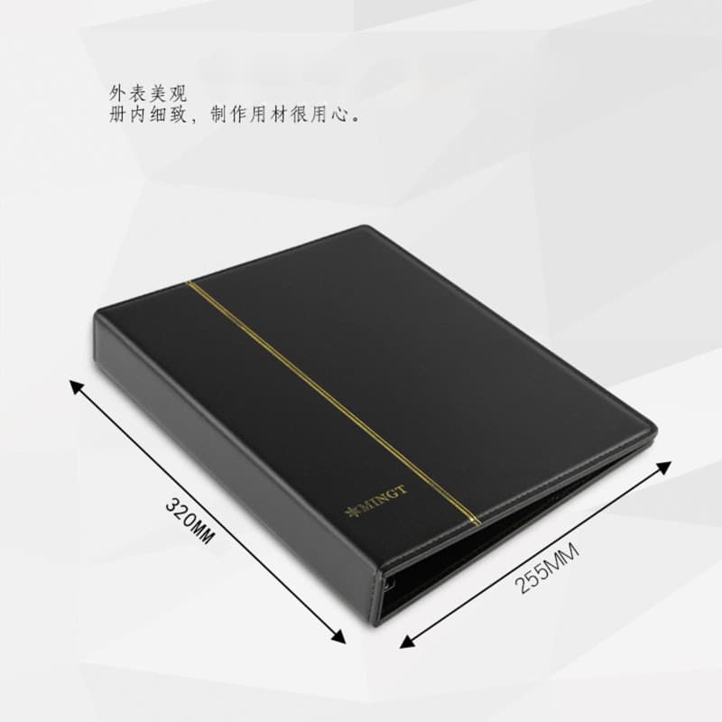 ✅ PCCB Manufacturer Standard Leather Album Stitched Stamp Collection Album RMB Banknote Collection Without Inner Pages