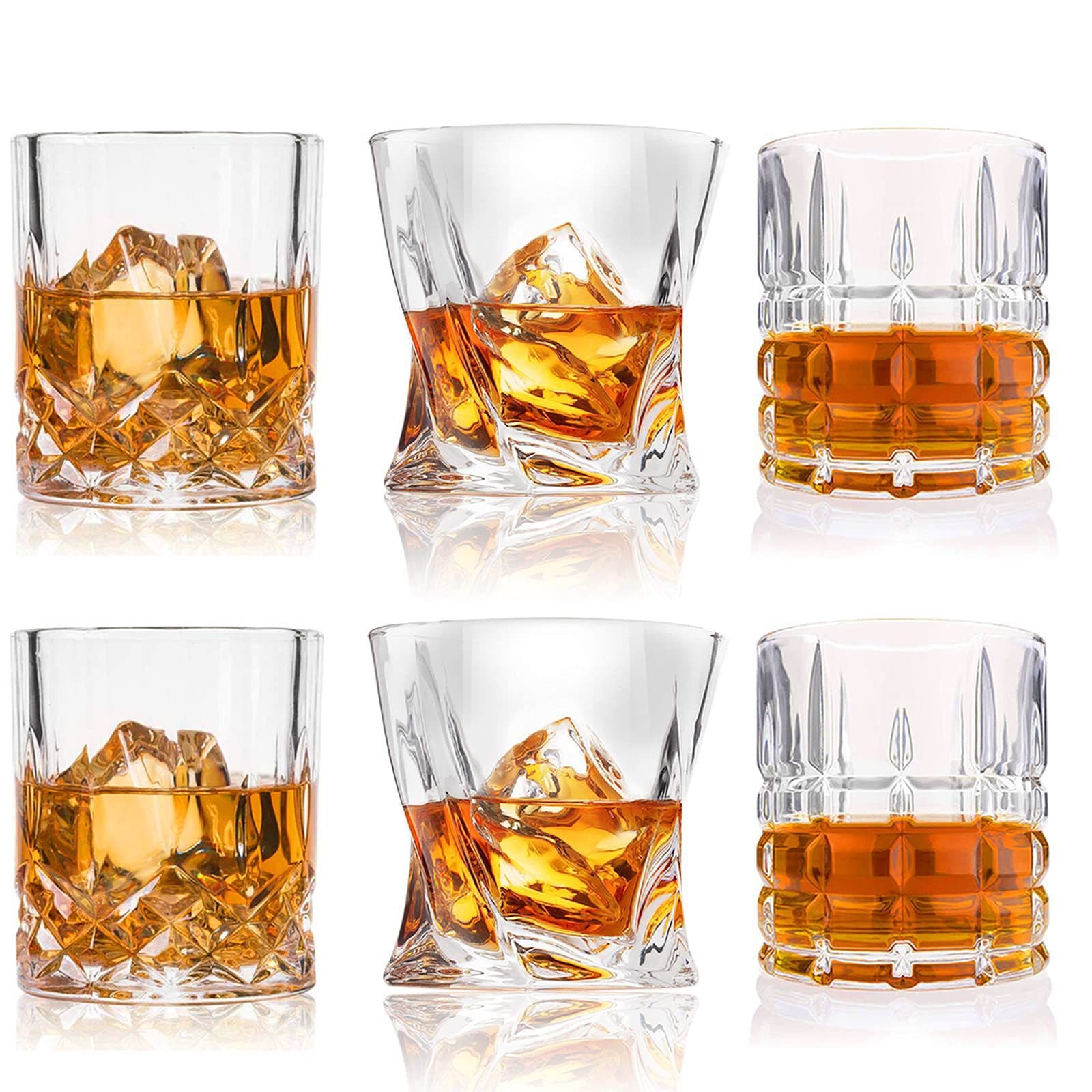 Old-fashioned whiskey glass, wine glass, wine set, Scottish spirits, cocktail drink glassware, men's gift